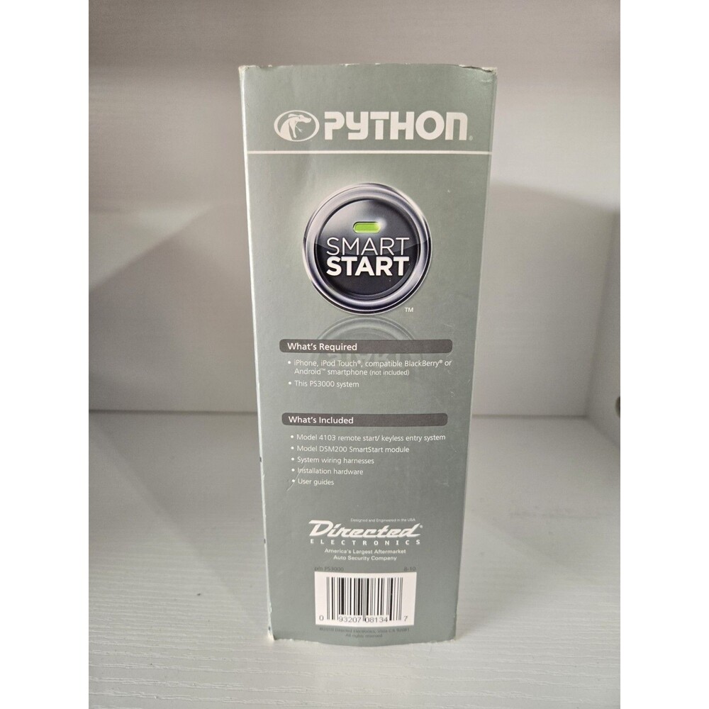 New open box Python Smart Start remote start PS3000 - Picture 3 of 6